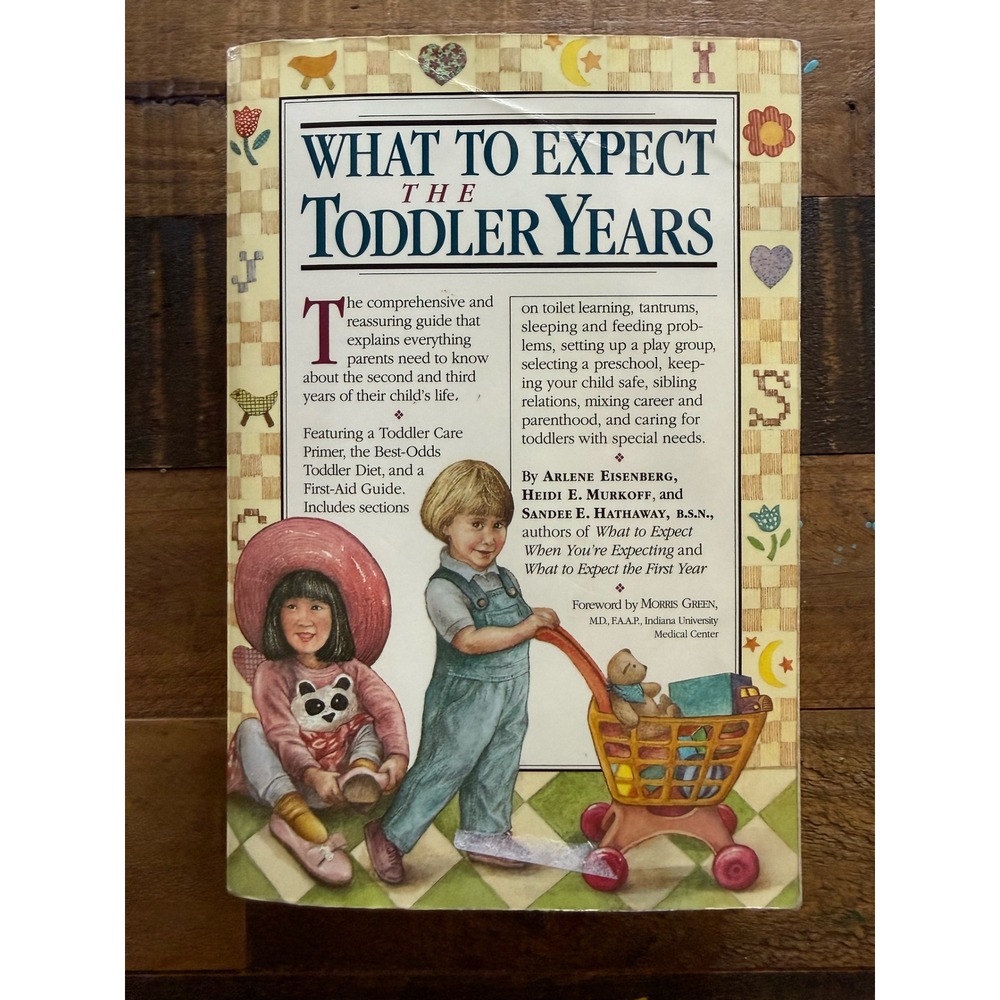 What to Expect The Toddler Years Paperback Parenting Guide Book Murkoff